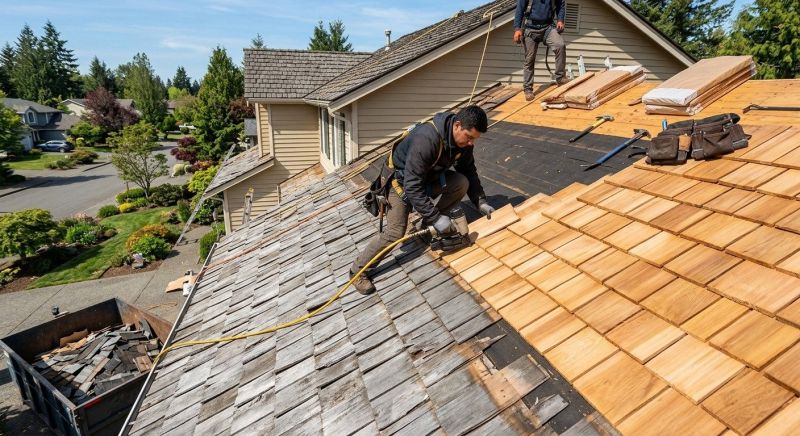 Cedar Shingles Replacement in Fredericksburg, VA