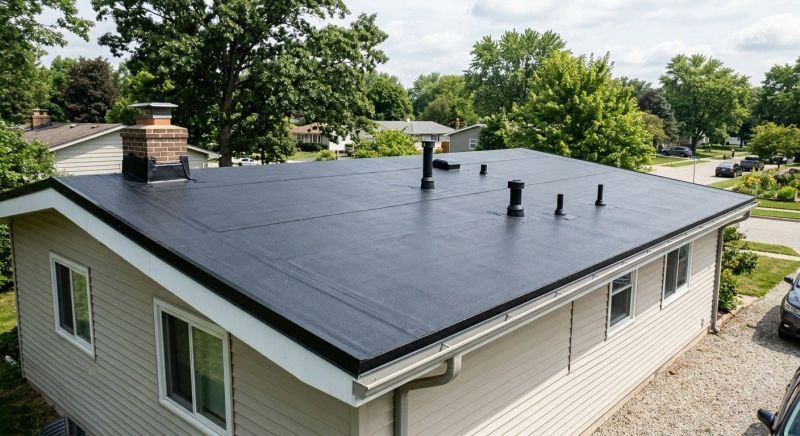 Rubber Roof Installation in Naperville, IL